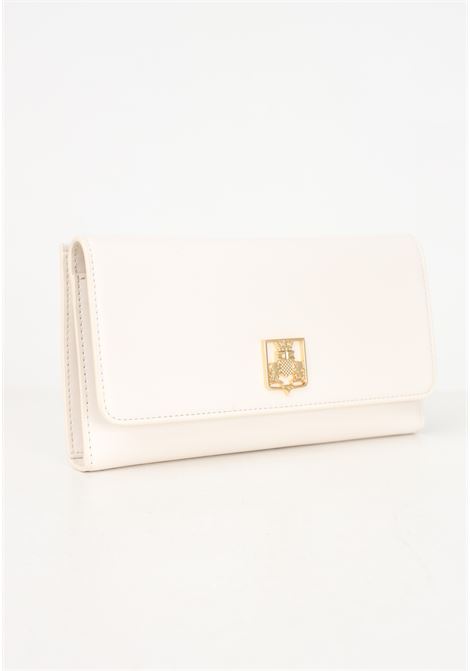 Pochette burro da donna con scudetto in metallo dorato ELISABETTA FRANCHI | PF04A46E2193